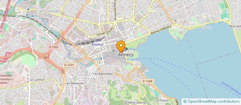 localisation de l'entreprise MONSIEUR CHRISTIAN COEFFE à ANNECY