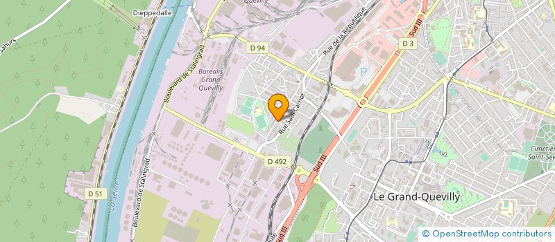 localisation de l'entreprise MONSIEUR CHRISTIAN COFFINET  LE GRAND-QUEVILLY