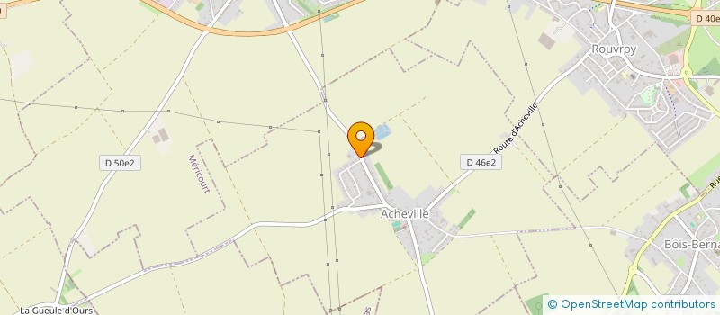 localisation de l'entreprise MONSIEUR CHRISTIAN COISNE  ACHEVILLE