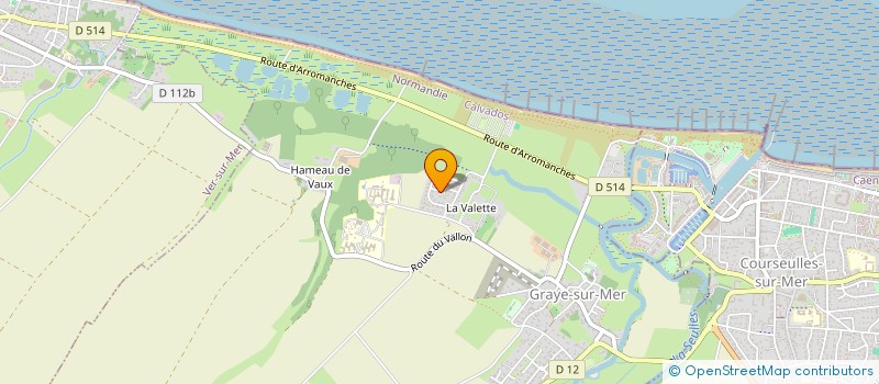 localisation de l'entreprise MONSIEUR CHRISTIAN COLIN  GRAYE-SUR-MER