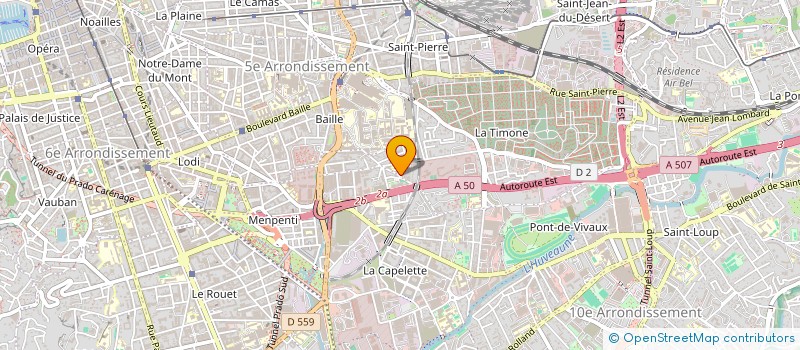 localisation de l'entreprise MONSIEUR CHRISTIAN COLLAS à MARSEILLE