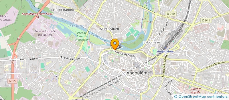 localisation de l'entreprise MONSIEUR CHRISTIAN COLLIN à ANGOULEME