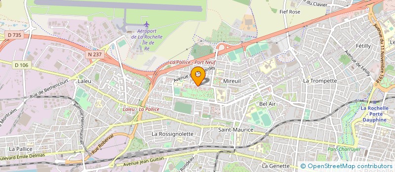 localisation de l'entreprise MONSIEUR CHRISTIAN COLLINET  LA ROCHELLE