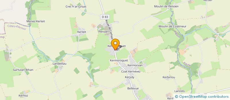 localisation de l'entreprise MONSIEUR CHRISTIAN COLLOBERT  PLEVIN