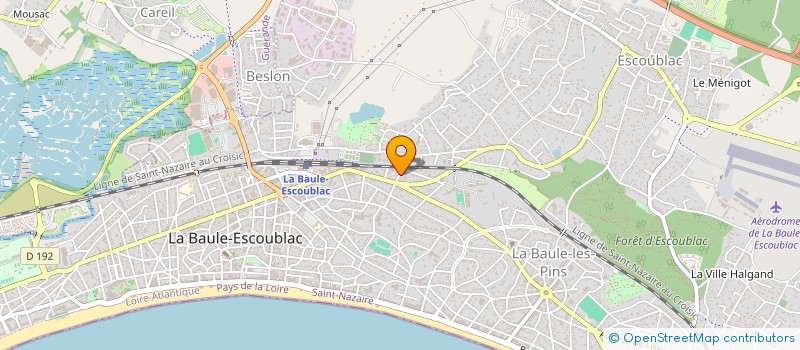 localisation de l'entreprise MONSIEUR CHRISTIAN COLOMBEL à LA BAULE-ESCOUBLAC