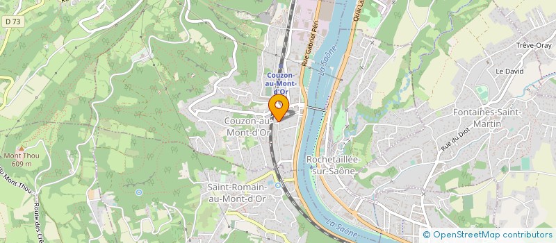 localisation de l'entreprise MONSIEUR CHRISTIAN COLOMBO  COUZON-AU-MONT-D OR