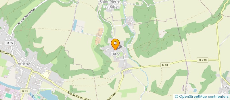 localisation de l'entreprise MONSIEUR CHRISTIAN COLONO  BITRY