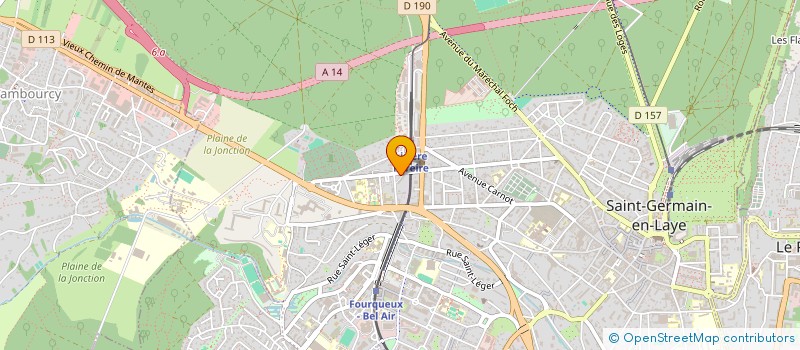 localisation de l'entreprise MONSIEUR CHRISTIAN COLPAERT à SAINT-GERMAIN-EN-LAYE