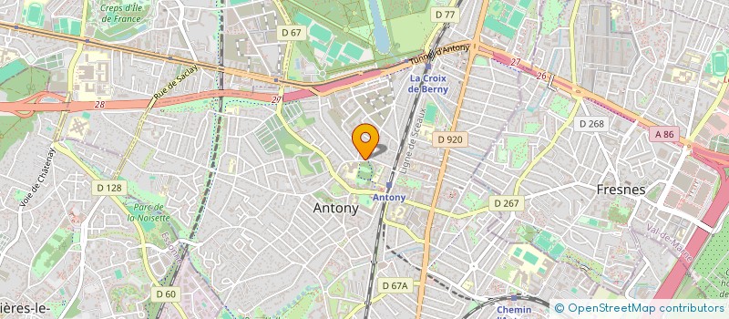 localisation de l'entreprise MONSIEUR CHRISTIAN COMBRES à ANTONY