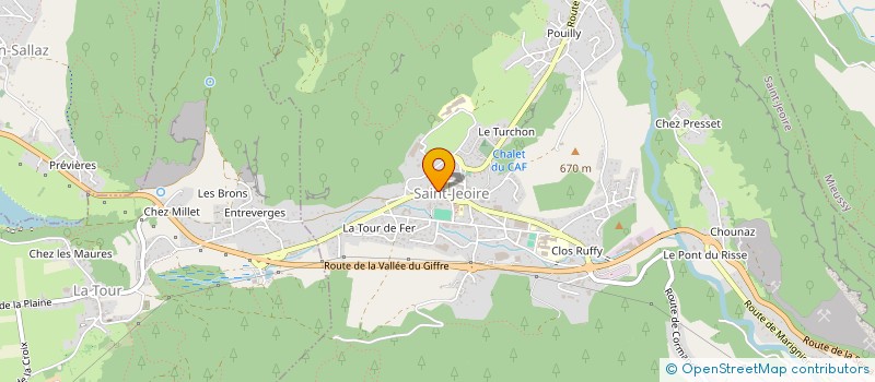 localisation de l'entreprise MONSIEUR CHRISTIAN COMELLI  SAINT-JEOIRE