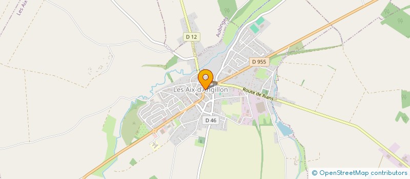 localisation de l'entreprise MONSIEUR CHRISTIAN COMPAIN  LES AIX-D'ANGILLON