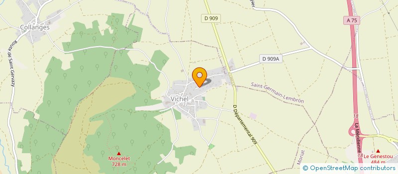 localisation de l'entreprise MONSIEUR CHRISTIAN COMPTOUR  VICHEL