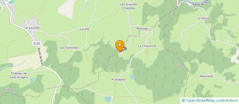 localisation de l'entreprise MONSIEUR CHRISTIAN CONDAMIN à SAINT-ETIENNE-LE-MOLARD