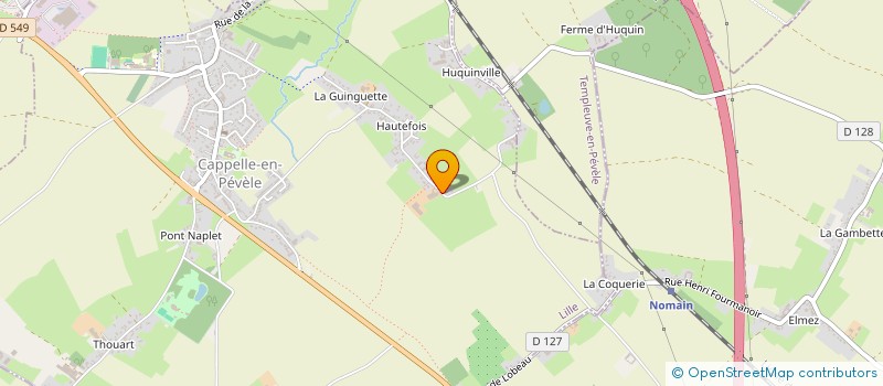 localisation de l'entreprise MONSIEUR CHRISTIAN CONSILLE  CAPPELLE-EN-PEVELE