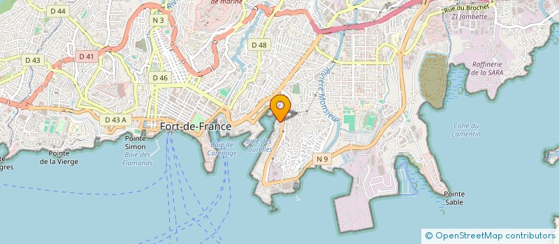 localisation de l'entreprise MONSIEUR CHRISTIAN CONSTANT à FORT-DE-FRANCE
