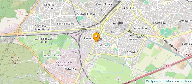 localisation de l'entreprise MONSIEUR CHRISTIAN CONSTANTIN à NARBONNE