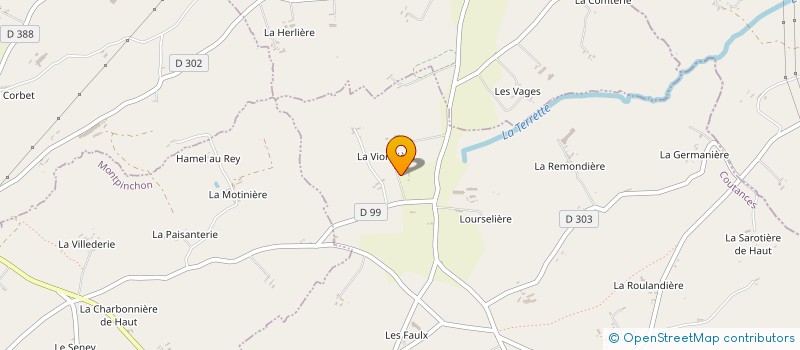 localisation de l'entreprise MONSIEUR CHRISTIAN COQUIERE à CERISY-LA-SALLE