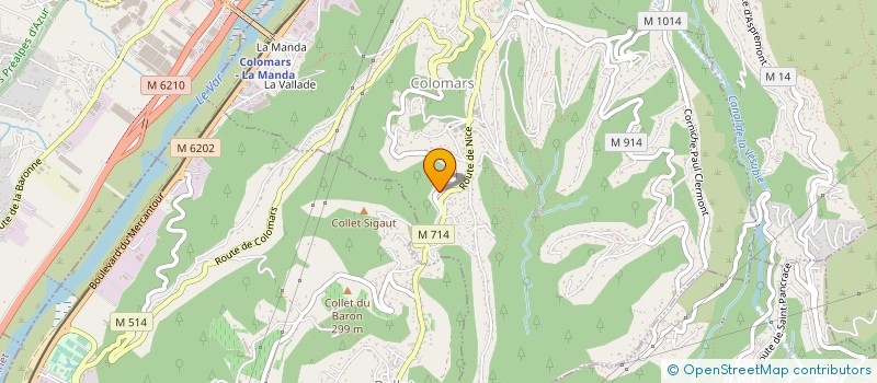 localisation de l'entreprise MONSIEUR CHRISTIAN CORAN  COLOMARS