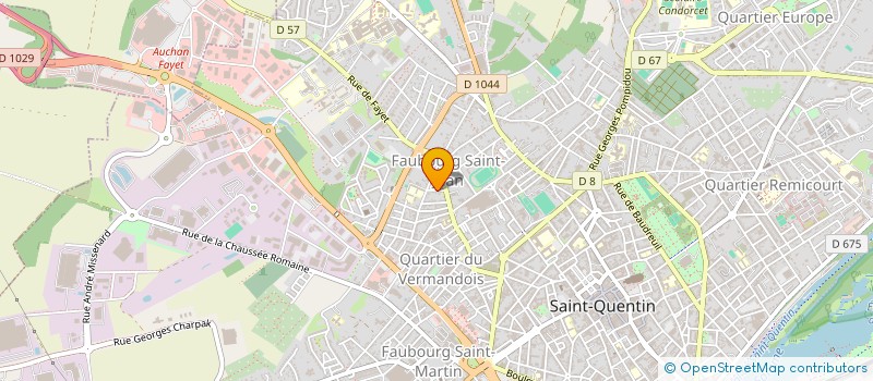 localisation de l'entreprise MONSIEUR CHRISTIAN CORBEL à SAINT-QUENTIN