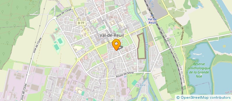 localisation de l'entreprise MONSIEUR CHRISTIAN CORBI  VAL-DE-REUIL