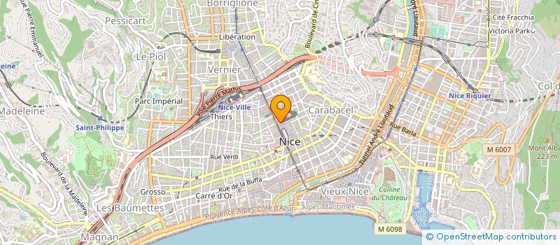 localisation de l'entreprise MONSIEUR CHRISTIAN CORCEL à NICE