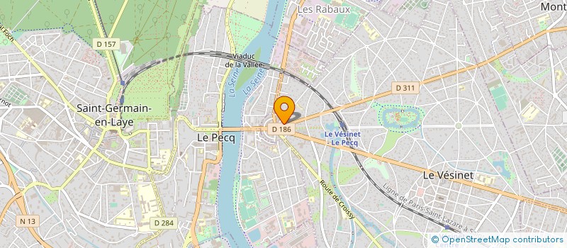 localisation de l'entreprise MONSIEUR CHRISTIAN CORDIER  LE VESINET