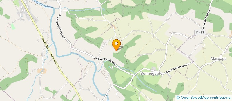 localisation de l'entreprise MONSIEUR CHRISTIAN CORDOVA  ARSAGUE