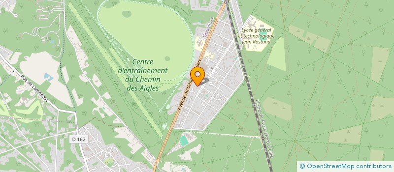 localisation de l'entreprise MONSIEUR CHRISTIAN CORNEVIN  CHANTILLY