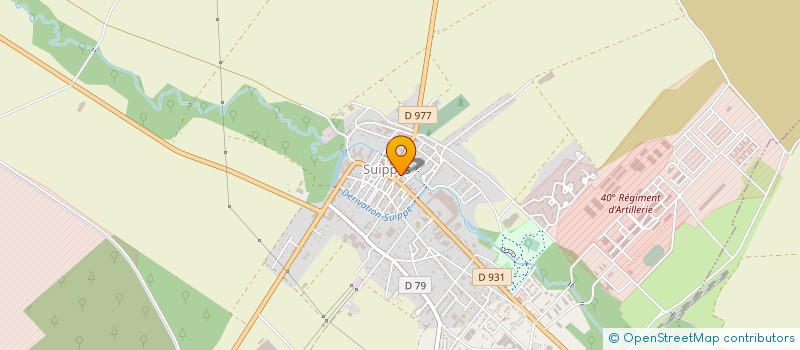 localisation de l'entreprise MONSIEUR CHRISTIAN CORNU  SUIPPES