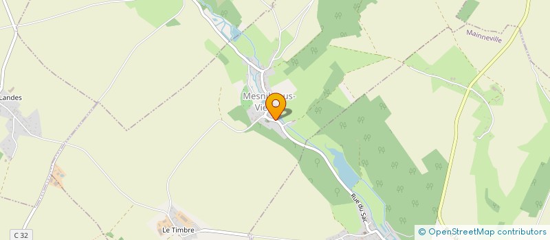 localisation de l'entreprise MONSIEUR CHRISTIAN CORNU  MESNIL-SOUS-VIENNE