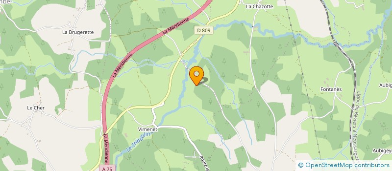 localisation de l'entreprise MONSIEUR CHRISTIAN CORNUT  PEYRE EN AUBRAC