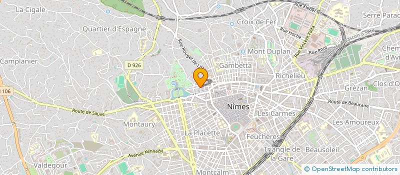 localisation de l'entreprise MONSIEUR CHRISTIAN CORRECHER à NIMES