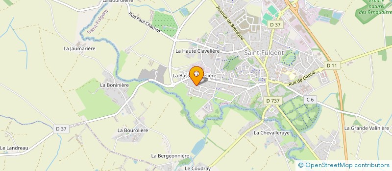 localisation de l'entreprise MONSIEUR CHRISTIAN CORROYER  VENDRENNES