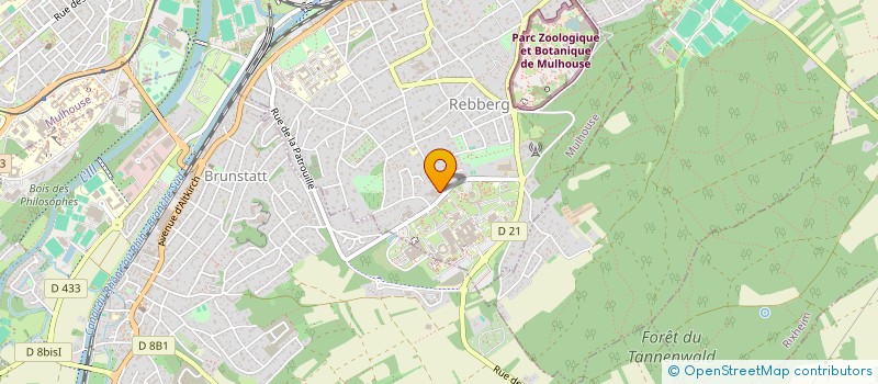 localisation de l'entreprise MONSIEUR CHRISTIAN CORTESE à MULHOUSE
