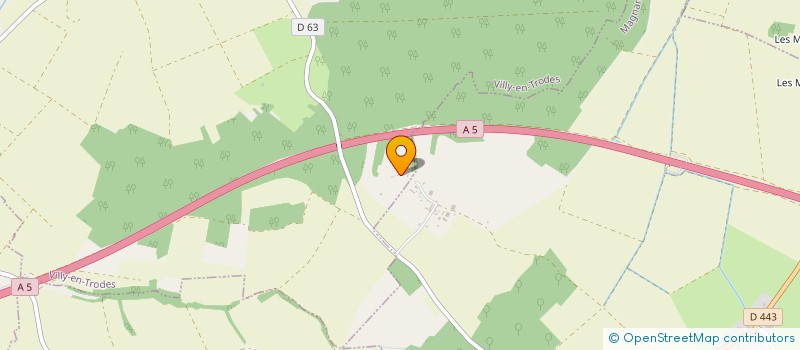 localisation de l'entreprise MONSIEUR CHRISTIAN CORTIER  VILLY-EN-TRODES