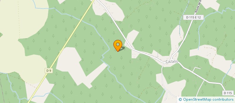 localisation de l'entreprise MONSIEUR CHRISTIAN COSSON  CAZALIS