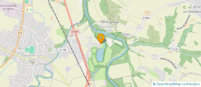 localisation de l'entreprise MONSIEUR CHRISTIAN COSTEDOAT  CLERMONT-LE-FORT