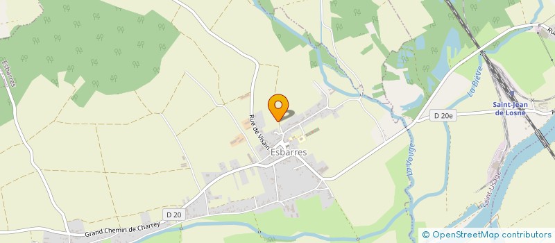 localisation de l'entreprise MONSIEUR CHRISTIAN COUBARD  ESBARRES