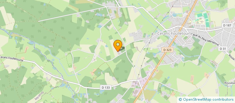 localisation de l'entreprise MONSIEUR CHRISTIAN COUBARD à CERANS FOULLETOURTE