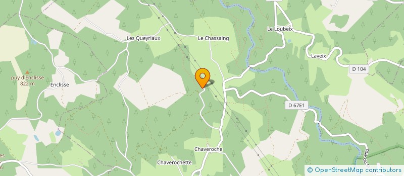 localisation de l'entreprise MONSIEUR CHRISTIAN COUDERT  CHAVEROCHE