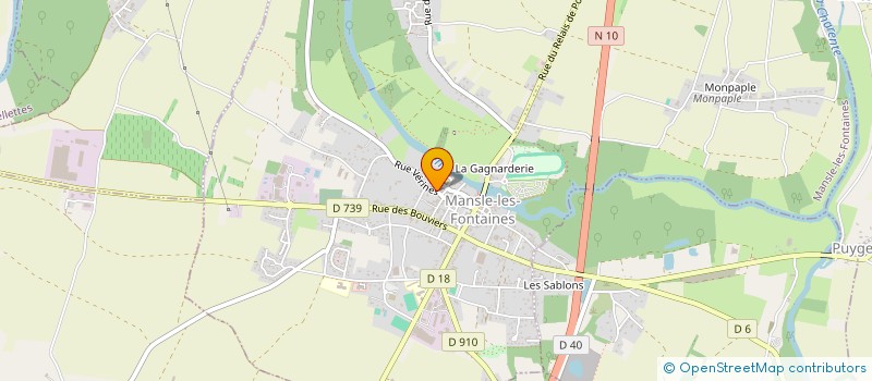 localisation de l'entreprise MONSIEUR CHRISTIAN COUILLAUD à MANSLE-LES-FONTAINES