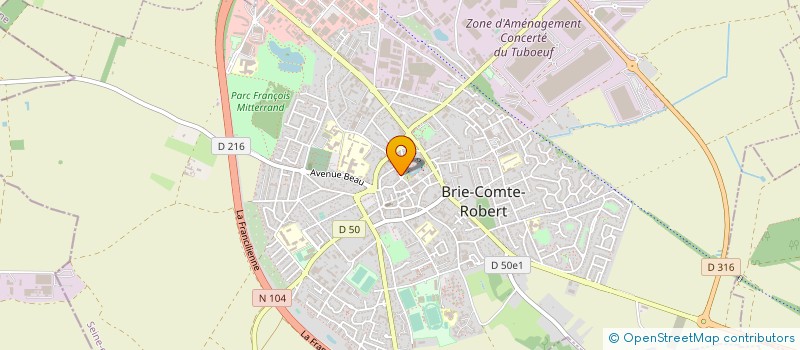 localisation de l'entreprise MONSIEUR CHRISTIAN COULON à BRIE-COMTE-ROBERT