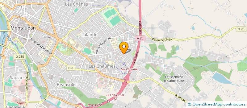 localisation de l'entreprise MONSIEUR CHRISTIAN COURDESSE  MONTAUBAN