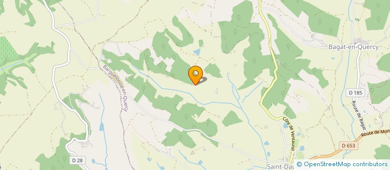 localisation de l'entreprise MONSIEUR CHRISTIAN COURPET  LENDOU-EN-QUERCY