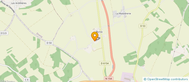 localisation de l'entreprise MONSIEUR CHRISTIAN COURTEMANCHE  DROISY