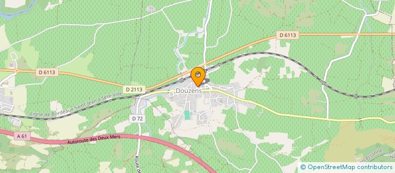 localisation de l'entreprise MONSIEUR CHRISTIAN COURTES  LA REDORTE