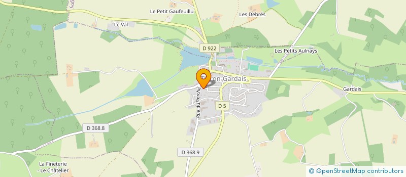 localisation de l'entreprise MONSIEUR CHRISTIAN COURVALIN à THIRON-GARDAIS