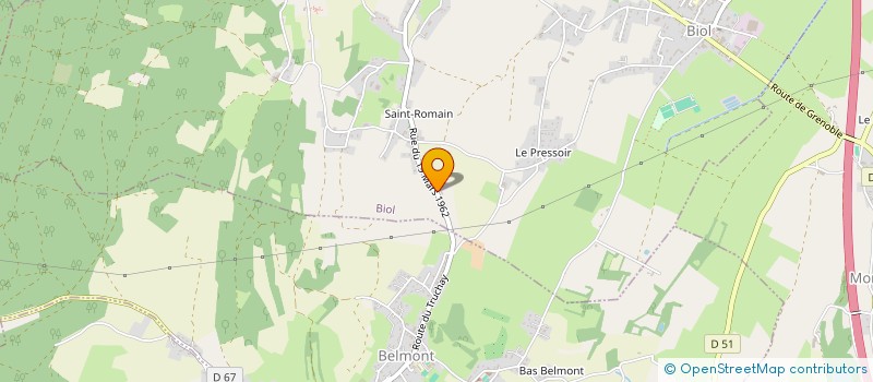 localisation de l'entreprise MONSIEUR CHRISTIAN COUSTET  BIOL