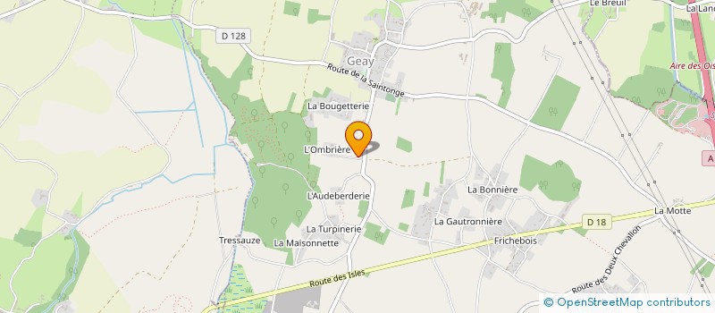 localisation de l'entreprise MONSIEUR CHRISTIAN COUTANTIN  GEAY