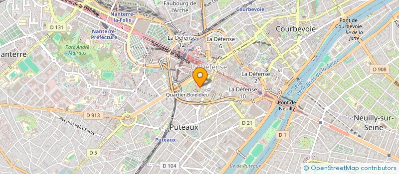 localisation de l'entreprise MONSIEUR CHRISTIAN COUTAREL à PUTEAUX
